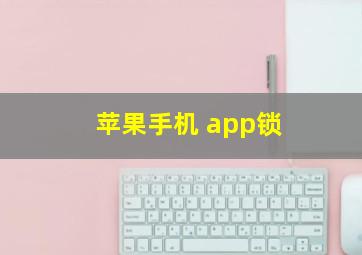 苹果手机 app锁